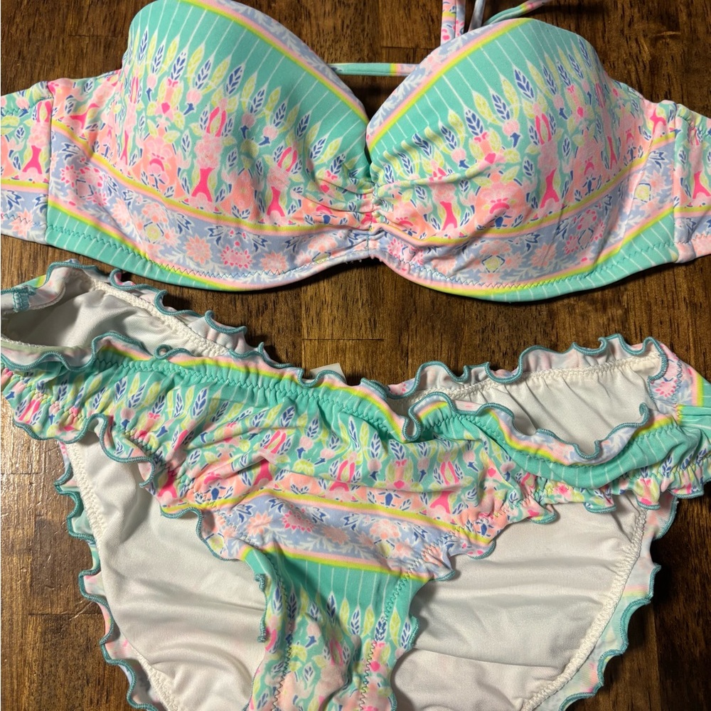 Colorful Floral Bikini Set